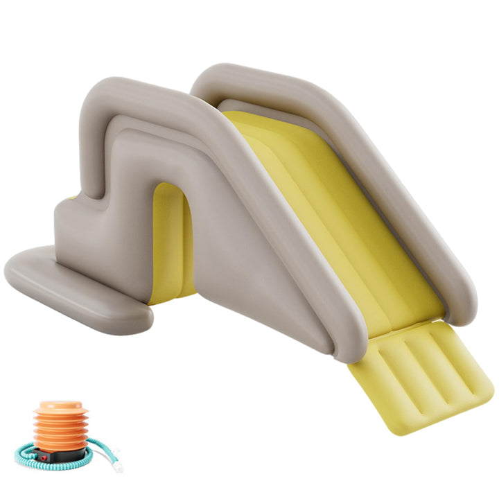 Poolrutsche, 78, 7 x 31, 5 x 33, 5 Zoll PVC PVC aufblasbare Wasserrutsche mit Luftpumpe für Aussen-,