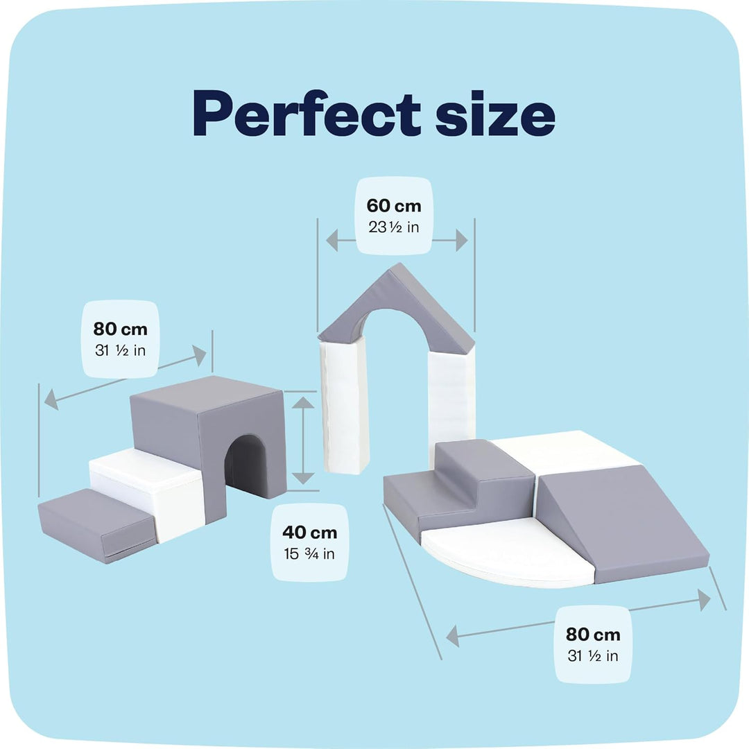 IGLU SOFT PLAY 10 XL Softbausteine Schaumstoffbausteine Riesenbausteine Bauklötze Spielbausteine Pas