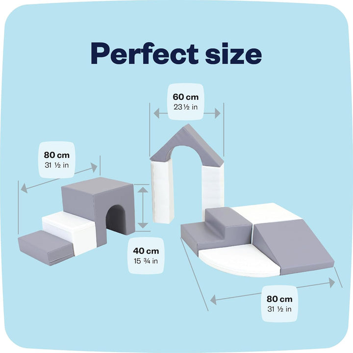 IGLU SOFT PLAY 10 XL Softbausteine Schaumstoffbausteine Riesenbausteine Bauklötze Spielbausteine Pas
