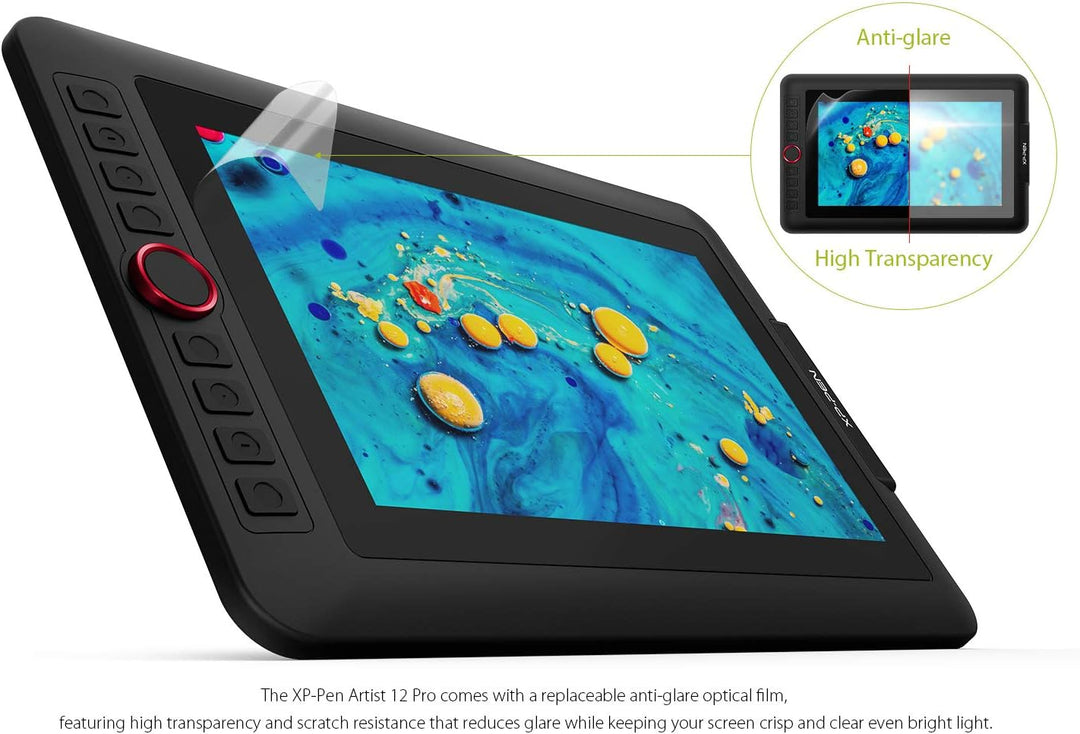 XP-PEN Artist 12 Pro Grafiktablett mit HD-IPS-Display, 11,6 Zoll (11,6 Zoll), Eingabestift mit 8192