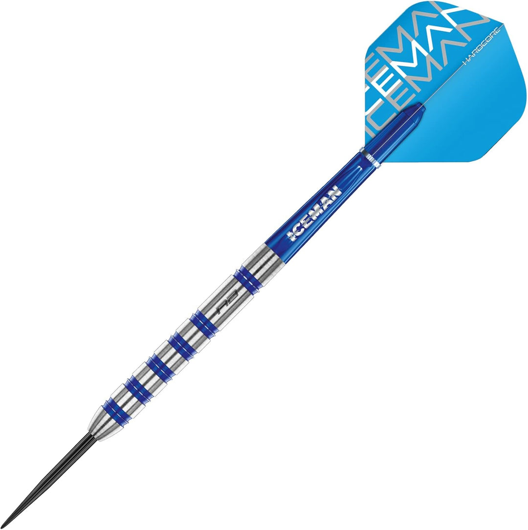 RED DRAGON Gerwyn Price Iceman Challenger Professional Tungsten Darts Set with Flights and Stems 25.