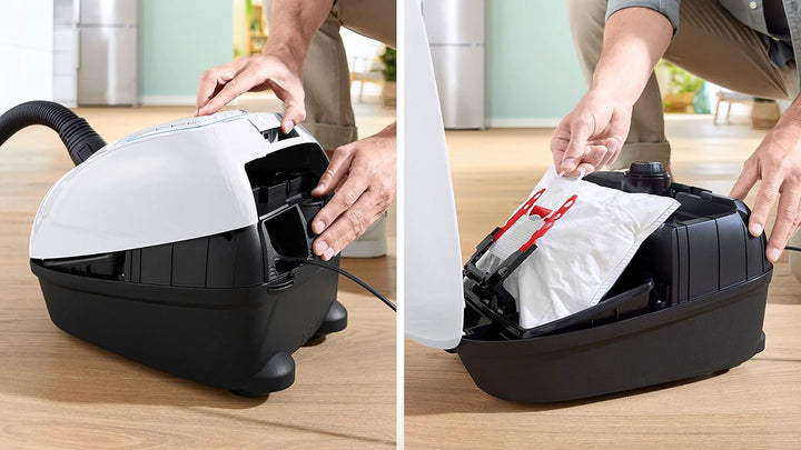 Bosch Serie 4 Staubsauger mit Beutel Weiss BGB38HYG1
