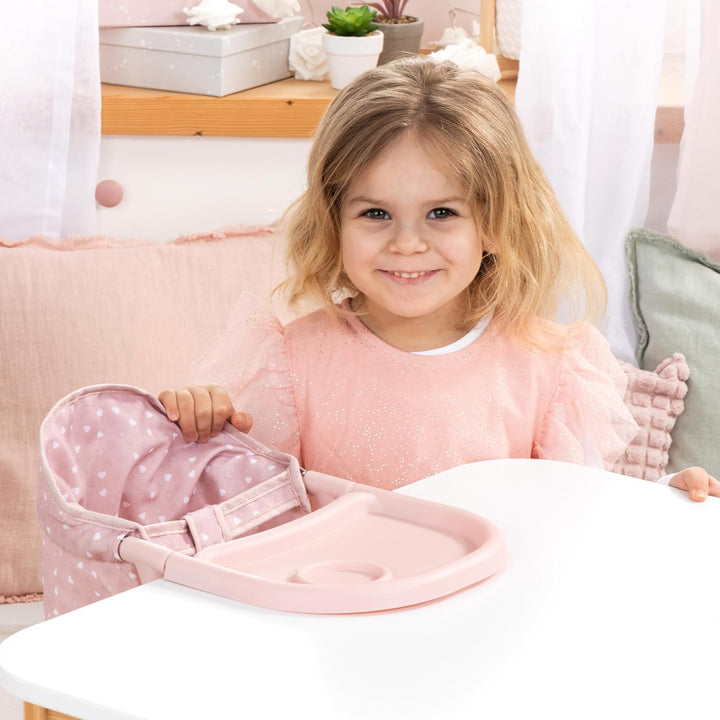 Bayer Design Puppentischsitz, mit intergiertem Tablett Rosa, Rosa