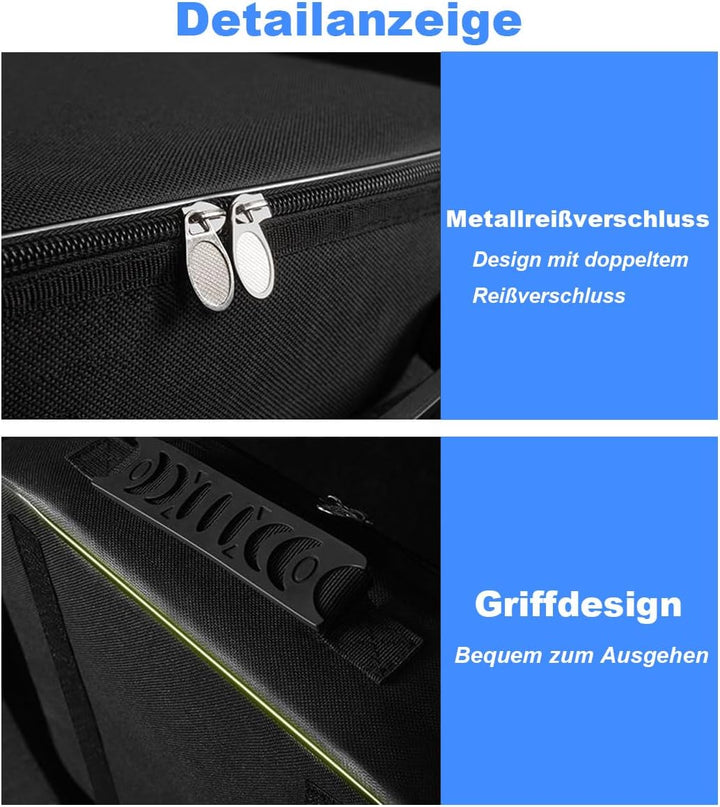 Tragbare EV Kabeltasche für Ladekabel & Autozubehör, Organizer Tasche aus 1680D Nylon, Aufbewahrung