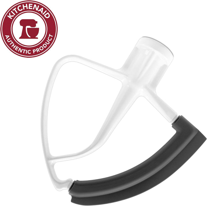 KitchenAid KFE5T Kippkopf Flex Edge Schlägel, Weiss Weiss/Opulenter Garten 4.5/5 Quart, Weiss/Opulen