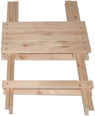 Froeschl Autozubehoer Holztisch Klapptisch Gartentisch Beistelltisch Campingtisch klappbar aus Kiefe