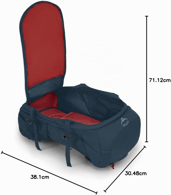 Osprey Farpoint Herren Rucksack Muted Space Blue O/S - Fassungsvermögen 55L, Muted Space Blue O/S -