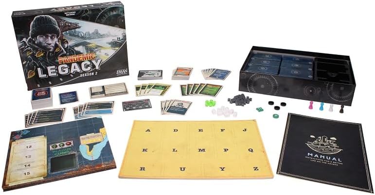 Asmodee 8393 Pandemic Legacy Season 2 Schwarz