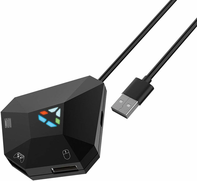 INF Adapter Maus Tastatur Konverter für Nintendo Switch/PS3/PS4/Xbox One/Xbox 360, Gaming Tastatur M