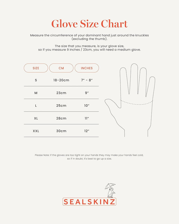 SEALSKINZ Unisex Allwetter Ultra Grip-Strickhandschuh S Schwarz, S Schwarz