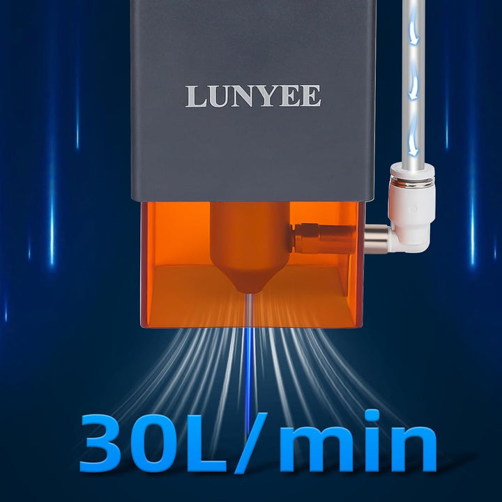 Air Assist, Laser Air Assist Pumpe für Laserschneider und -gravierer, einstellbarer Luftstrom von 10