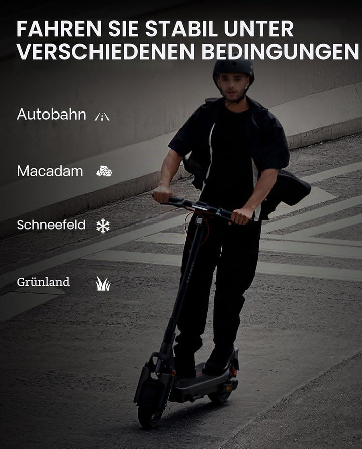 70/60-7.5 Jelly-Reifen Kompatibel mit Segway Ninebot Max G3 / G3E / G3D Kickscooter Leer Outer Tyre