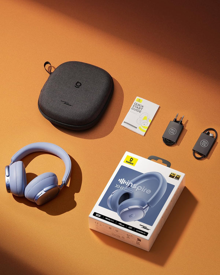 Baseus Inspire XH1 Over-Ear Kopfhörer mit Noise Cancelling, Sound by Bose, Cloud-Komfort, Dolby Audi