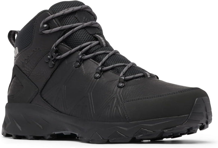 Columbia Herren Peakfreak Ii Mid Outdry Wp Leather Wanderstiefel 40 EU Black X Graphite, 40 EU Black