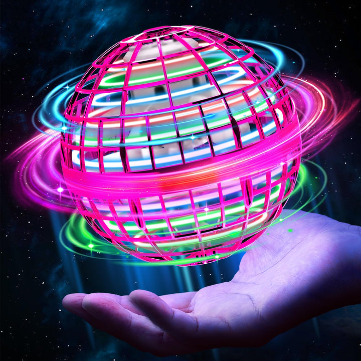 Fliegender Ball,Hand Controlled Hover Ball,Magic Fly Orb Schwebender Ball mit LED Licht Flying Spinn