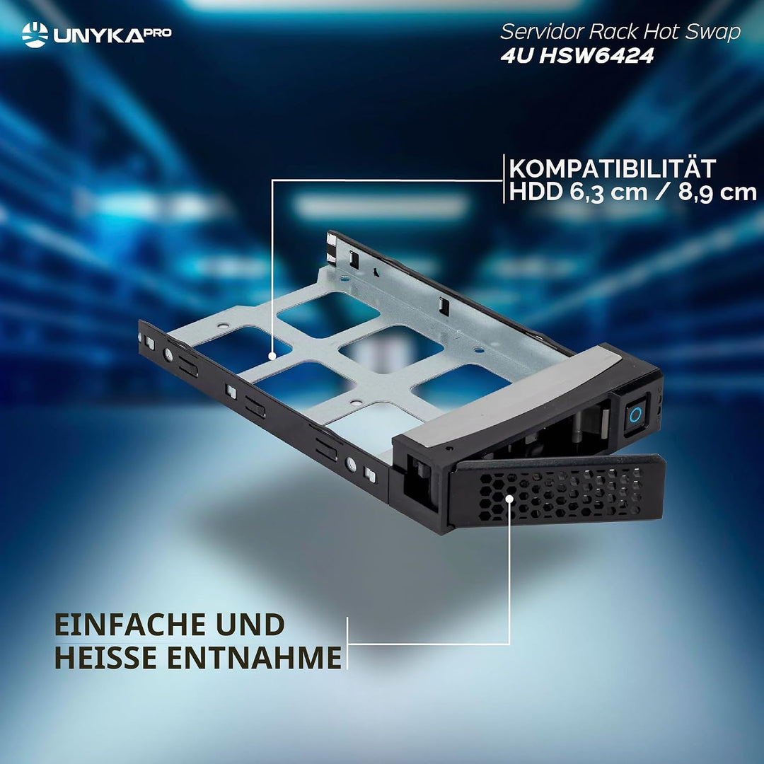 Unykach Chassis Rack Hot Swap 4U / 24 Bay, PYROJEWEL-A-20052233, 4U/24 Bahías
