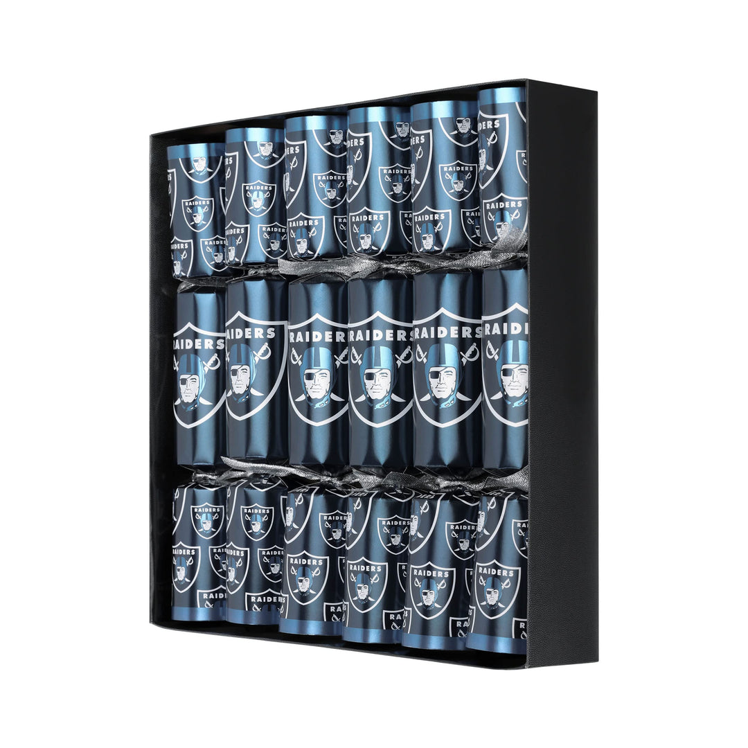 FOCO Las Vegas Raiders NFL Amerikanischer Fussball Packung mit 6 Weihnachtsfeier Gefälligkeiten