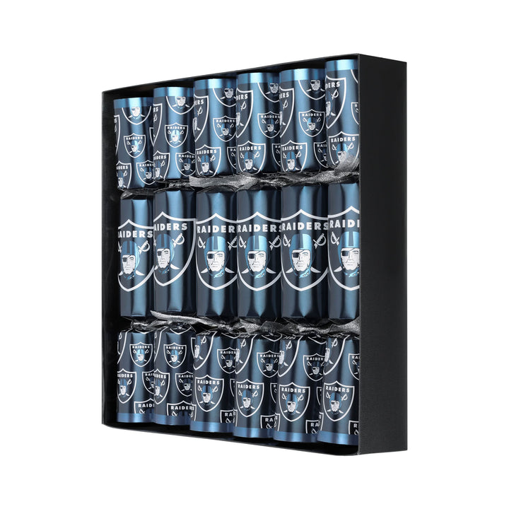 FOCO Las Vegas Raiders NFL Amerikanischer Fussball Packung mit 6 Weihnachtsfeier Gefälligkeiten
