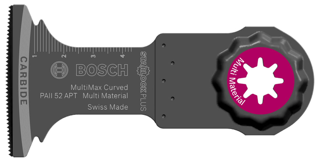 Bosch Accessories 2609256 F11 Klinge Tauchsägeblatt Wolframcarbid PAII 52 APT Zubehör Starlock, schw