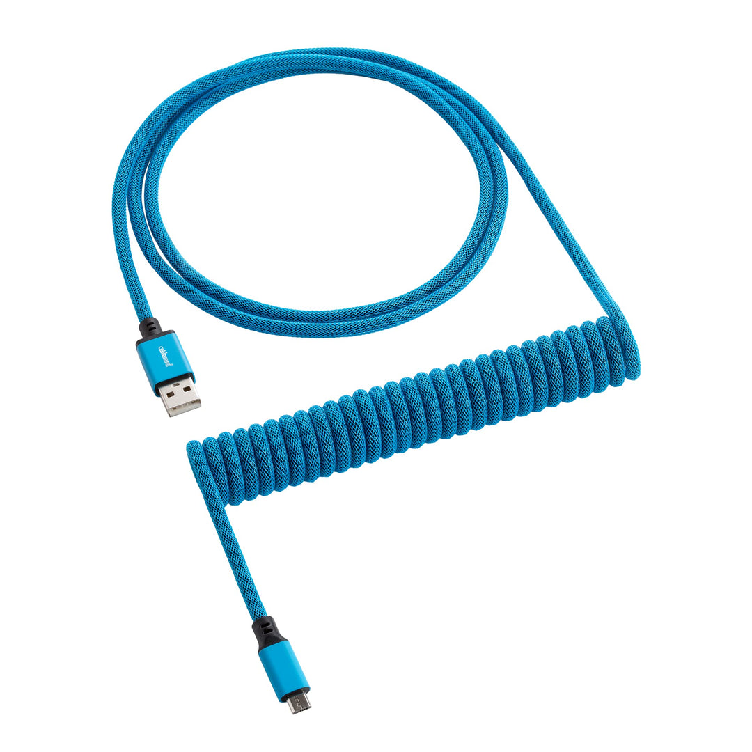 CableMod Classic Coiled Keyboard Cable - Spiralkabel für Tastatur Micro USB auf USB Typ A - Gaming T