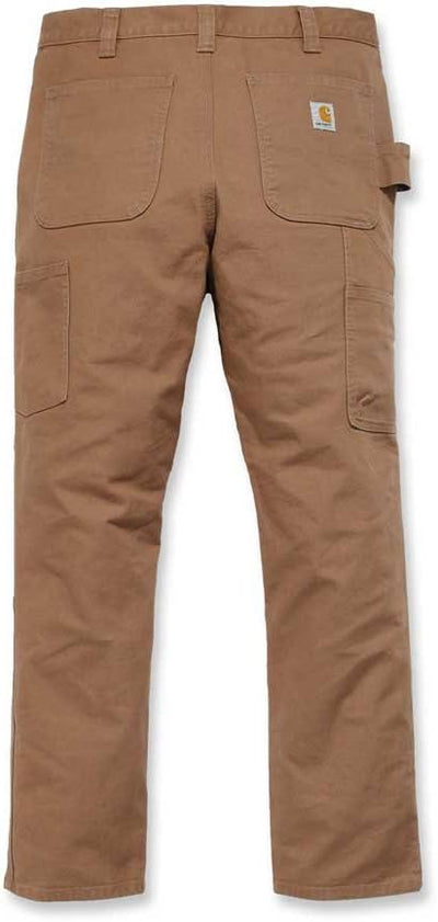 Carhartt Herren Straight Fit Stretch Duck Dungaree Arbeitshose 33W / 34L Carhartt Braun, 33W / 34L C