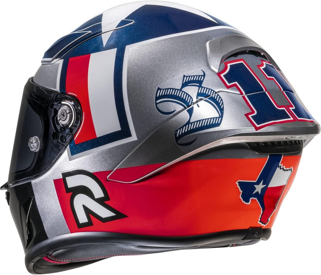 HJC RPHA 1 Ben Spies Silverstar MC21 Racing Helmet Motorradhelm Rennhelm FIM ECE 22.06, M