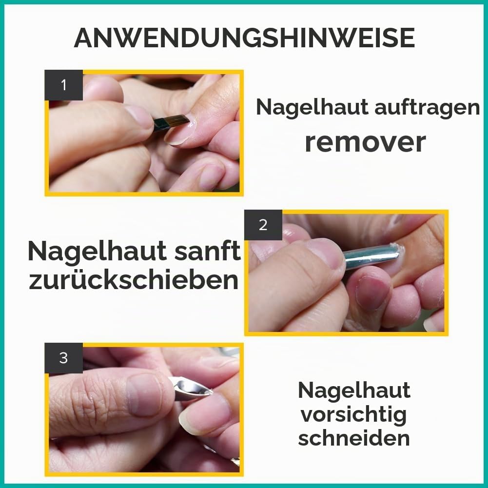 Rui Smiths Nagelhautzange, Profi-Edelstahl, Japanischer Griff, Mirror Finish, Doppelfeder, 5 mm Back
