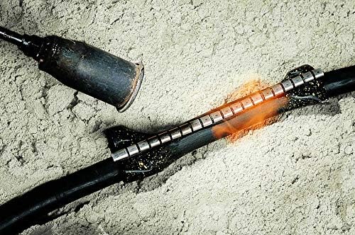 HellermannTyton 450-20021 RMS-76/22-500-POX-BK Warmschrumpf-Verbindungsgarnitur ohne Schraubverbind