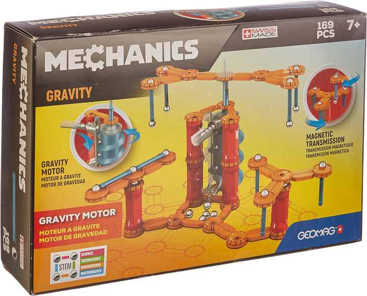 Geomag 00773 Gravity Konstruktionsspielzeug, Mehrfarbig 169 Stück, 169 Stück