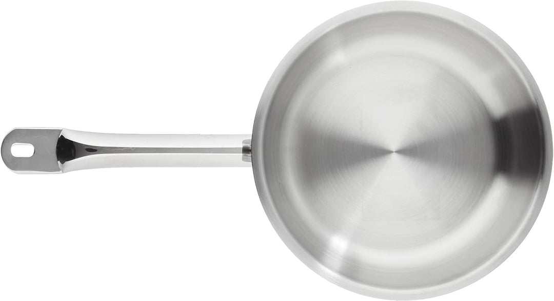 Pentole Agnelli Edelstahl 18/10 Bratpfanne mit Rohrstiel 20 cm Stahl, 20 cm