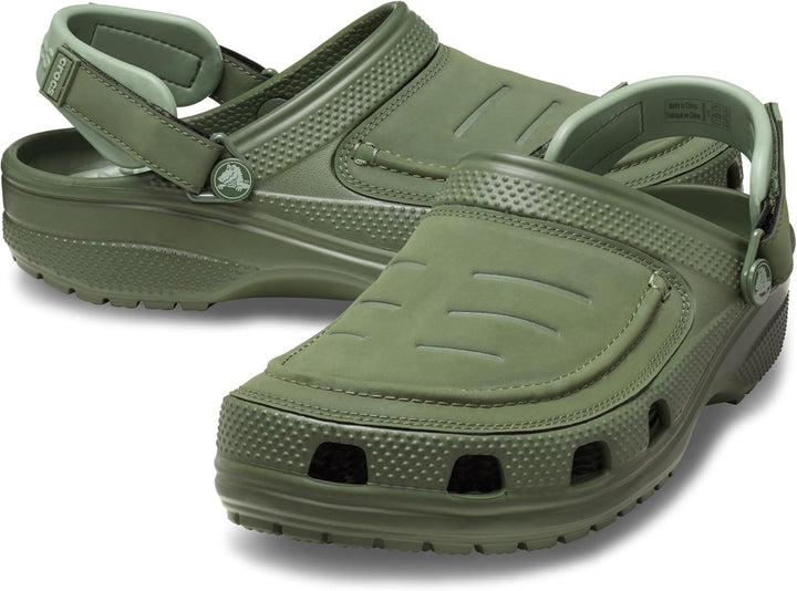 Crocs Men's Yukon Vista LiteRide Clog 39/40 EU Army Green, 39/40 EU Army Green