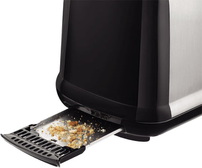 MOULINEX LS260800 Subito Toaster - Edelstahl und Schwarz