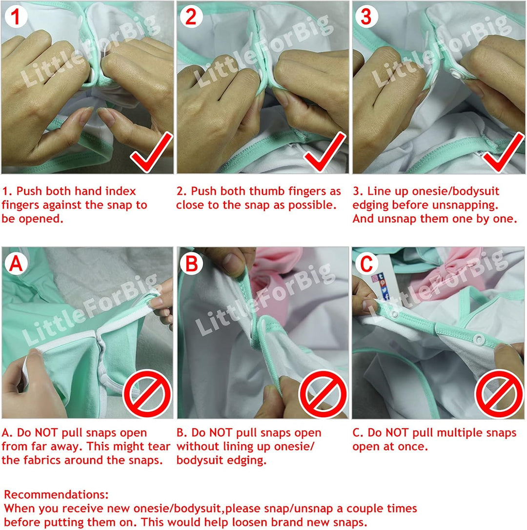 LittleForBig Baumwolle Strampler Onesie Pyjamas Bodysuit - Cosplay Magisches Strampler Rock Set Voll