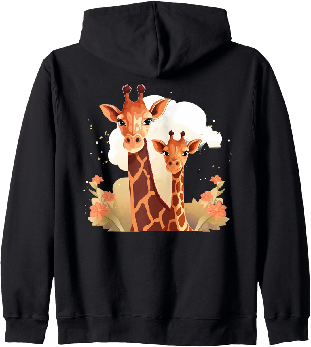 Lustige Giraffen Eltern für süsse Giraffe Kapuzenjacke