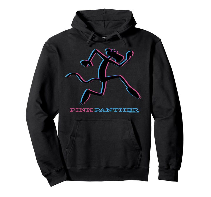 Pink Panther Blue And Pink Silhouette Pullover Hoodie