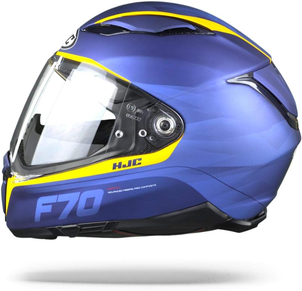 HJC Helmets Herren Nc Motorrad Helm, Blau/Orange, L, L