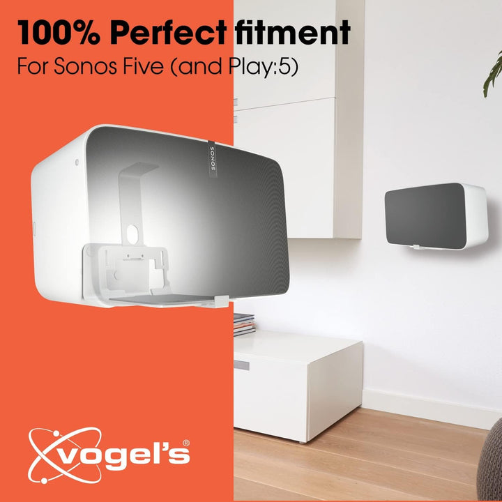 Vogel's SOUND 3205 Universelle Lautsprecher Wandhalterung, Max. 6,5kg, Bis zu 10° neigbar, Schwenkba