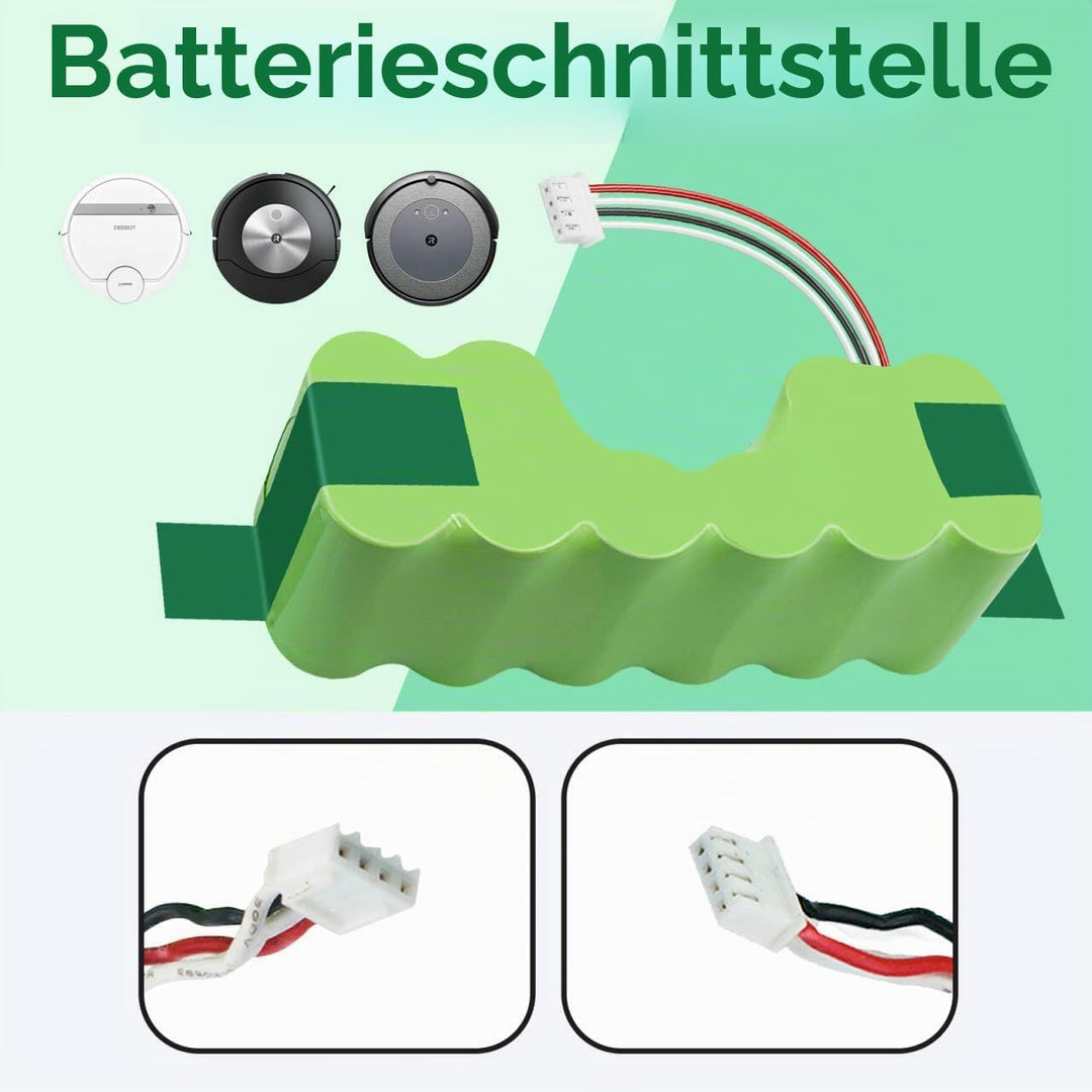 CITYORK 12V 3500 mAh Kehrmaschine ersetzt Akku kompatibel mit ECOVACS Deebot 900, 700, M88, DE33, DE