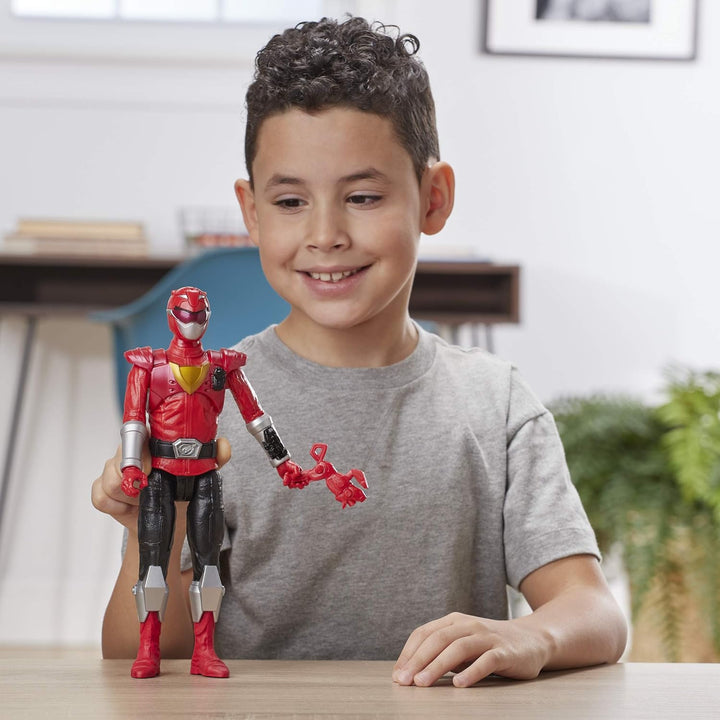 Power Rangers 30 cm grosse Beast Morphers Beast-X Roter Ranger Action-Figur TV-Serie