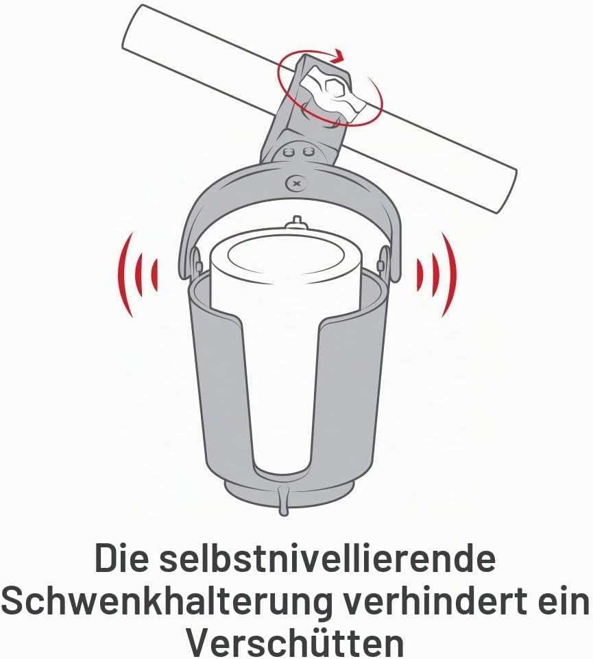 RAM Mounts (RAM-B-132–400U) Becherhalter mit robuster Klaue, selbst justierend, von NationalMounts