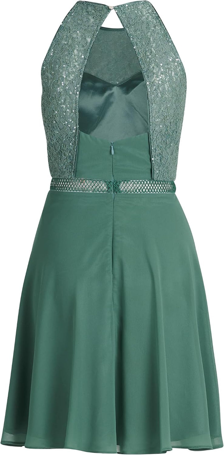 Vera Mont Damen 0181/4825 Kleid 44 Dunkler Wald, 44 Dunkler Wald