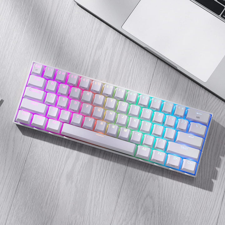 Redragon K530 Draconic 60% Bluetooth/kabelgebundene / 2,4 GHz kabellose mechanische Tastatur, 61 Tas