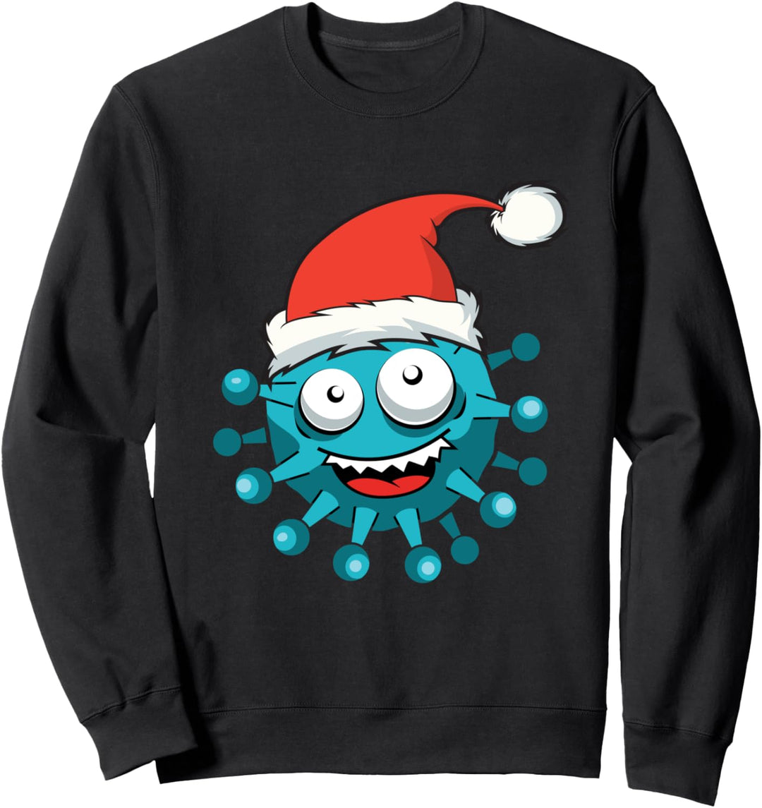 Weihnachten Bakterien Virus Virologe Biologie Sweatshirt