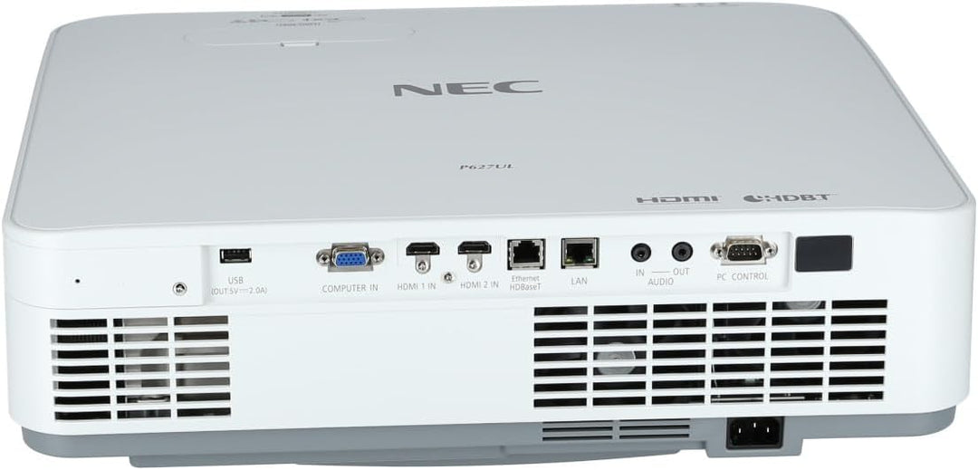 NEC P627UL Laserprojektor FullHD (FullHD 1920x1200 Pixel, HDMI, USB, LAN, 6200 AnsiLumen) Weiss