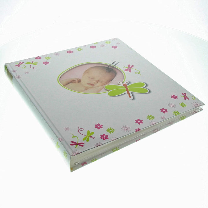 goldbuch Babyalbum mit Fensterausschnitt, Schmetterling, 30 x 31 cm, 60 weisse Blankoseiten mit 4 il
