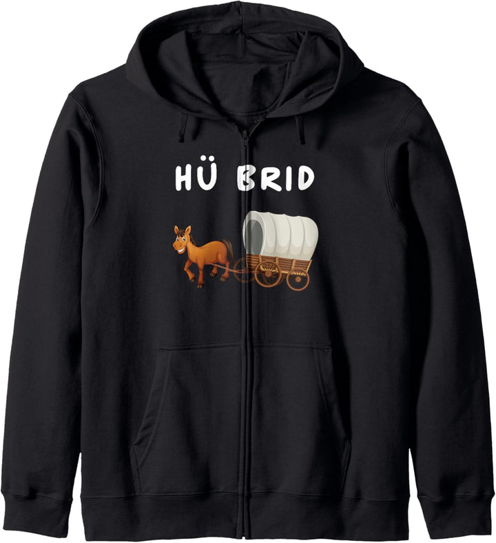 Women's Horse Riding Hü Brid Funny Hybrid Car Horse Hü Brid Kapuzenjacke