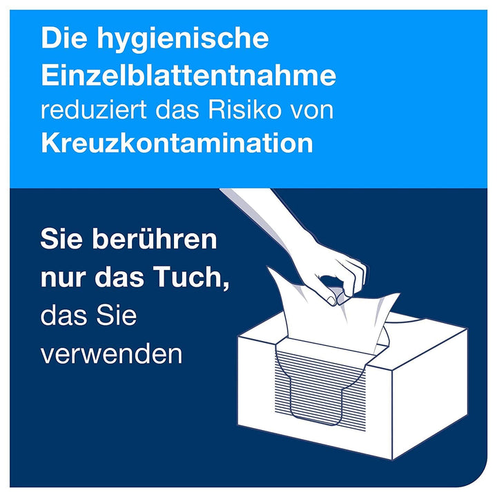 Tork 742100 weiches Waschtuch Premium 1-lagig / extra weiche Pflegetücher für die Pflege von Patient