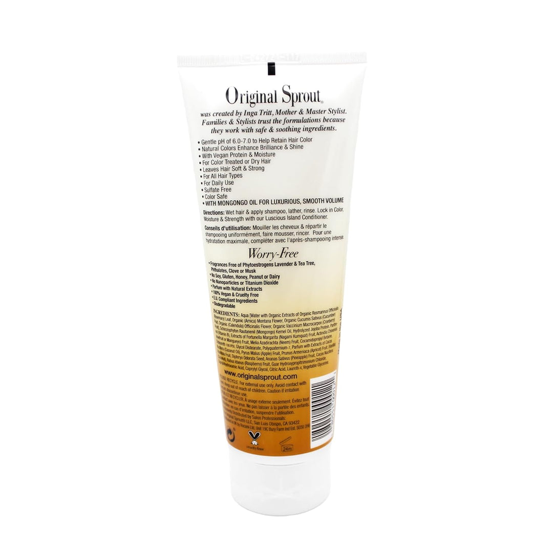 Original Sprout Tahitian Island Bliss Shampoo sulfatfrei 236 ml, weiß 236.59 ml (1er Pack)