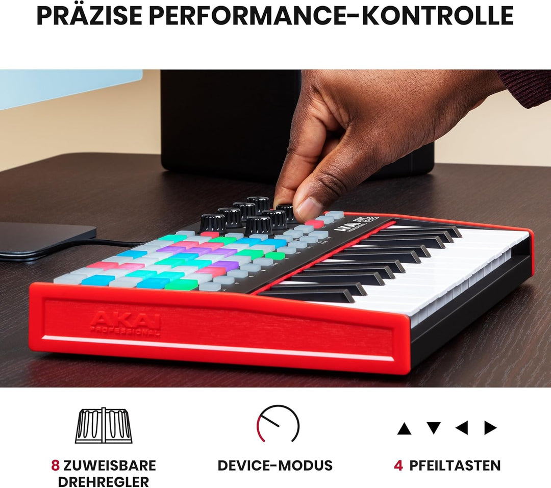 Akai Professional APC Key 25 MK2 - USB MIDI Keyboard Controller für Clip-Launching mit Ableton Live