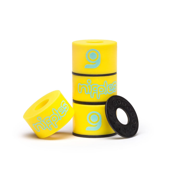 Orangatang Skateboard Zubehör Nipples Bushing Sets Soft Yellow, Hard, Yellow, Hard